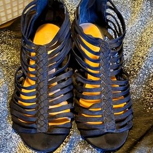 Torrid strappy wedge sandals